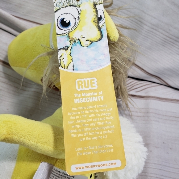 Worry Woo Rue Monster Of Insecurity Anxiety Comfort Plush Stuffed Toy 10" 2013 - Picture 9 of 14